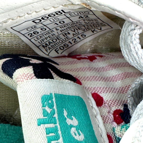 Onitsuka Tiger Serrano Womens Shoes Size 10 Pink Floral Retro Athletic Sneakers - Picture 4 of 9